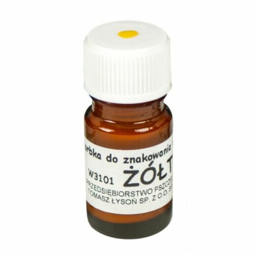 Farba na značenie včelích matiek, 5 ml – žltá Chov včelích matiek Chov včelích matiek