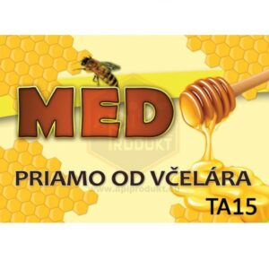 Tabuľa na predaj medu, veľkosť M – vzor TA15 Obalový materiál Obalový materiál