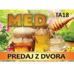 Tabuľa na predaj medu, veľkosť M – vzor TA15 Obalový materiál Obalový materiál