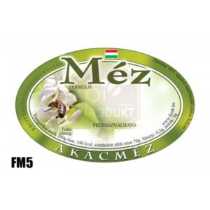 Samolepiace etikety oválne maďarské, 100 ks – vzor FM05 Etikety Maďarské Etikety Maďarské