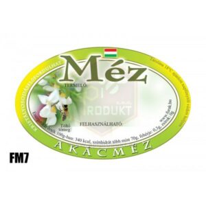 Samolepiace etikety oválne maďarské, 100 ks – vzor FM07 Etikety Maďarské Etikety Maďarské