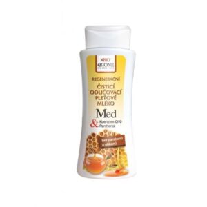 Čistiace odličovacie pleťové mlieko Med + Q10, 255ml Kozmetika z prírody Kozmetika z prírody
