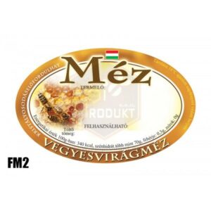 Samolepiace etikety oválne maďarské, 100 ks – vzor FM02 Etikety Maďarské Etikety Maďarské
