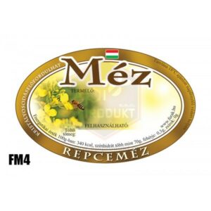 Samolepiace etikety oválne maďarské, 100 ks – vzor FM04 Etikety Maďarské Etikety Maďarské