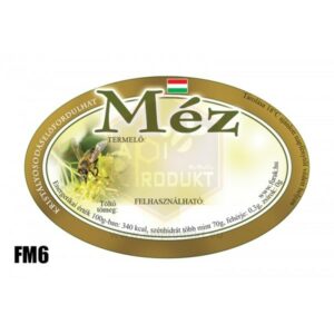Samolepiace etikety oválne maďarské, 100 ks – vzor FM06 Etikety Maďarské Etikety Maďarské