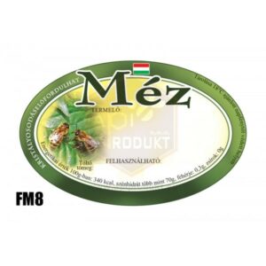 Samolepiace etikety oválne maďarské, 100 ks – vzor FM08 Etikety Maďarské Etikety Maďarské