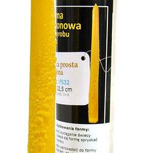 Sviečka jednoduchá zdobená, 225 mm Jeseň Jeseň
