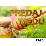 Tabuľa na predaj medu, veľkosť L – vzor TA25 Obalový materiál Obalový materiál