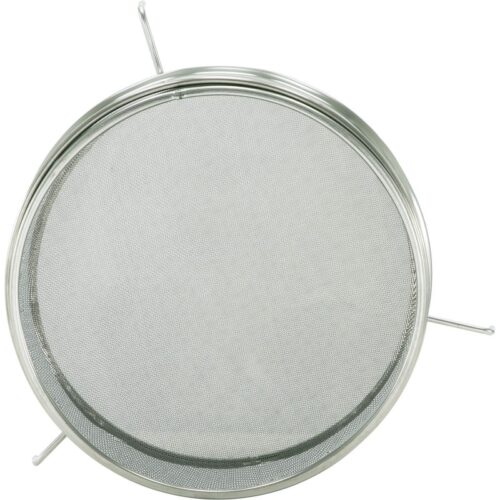 Cedník nerezový fi320 mm pre stáčacie nádoby 50-100kg, dvojité s úchytmi Medobranie Medobranie