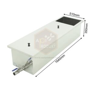 Cedník nerezový vertikálny jednoduchý 1500 mm Filtrácia Filtrácia
