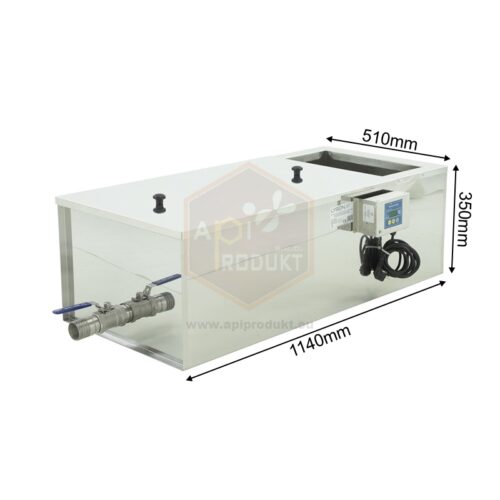 Cedník nerezový vertikálny s vyhrievaním 1000 mm Filtrácia Filtrácia