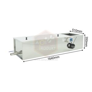 Cedník nerezový vertikálny s vyhrievaním 1500 mm Filtrácia Filtrácia