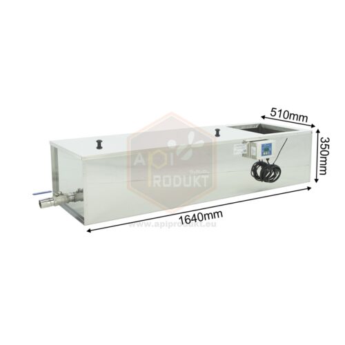 Cedník nerezový vertikálny s vyhrievaním 1500 mm Filtrácia Filtrácia