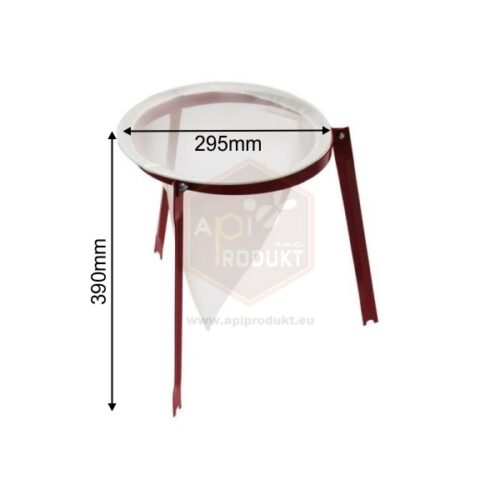 Cedník uhelonový so stojanom fi29,5 cm, výška 39 cm Filtrácia Filtrácia
