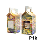Dekoračný kartón na pohár medu 350-500 ml – vzor P19A Dekoračné balenia Dekoračné balenia
