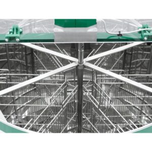 Elektrický 6-kazetový medomet O900 mm – 6 LAY, 6/12 DB rámikov, SAF NATURA 150 W – MALAGA Medomet a medomety Medomety