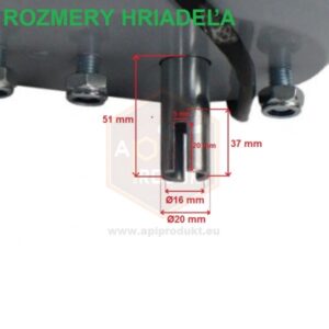 Elektrický pohon k ručným medometom MINIMA, 230V Medomet a medomety Medomety
