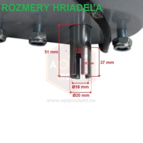 Elektrický pohon k ručným medometom MINIMA, 230V Medomet a medomety Medomety