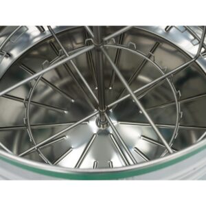 Elektrický radiálny medomet O640 mm – 20 DB 1/2, 12 LN AM rámikov, SAF NATURA 150 W – MITO Medomet a medomety Medomety