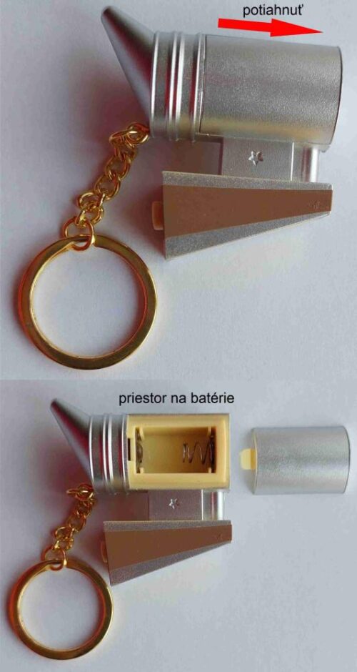 Kľúčenka LED dymák Brošne Brošne