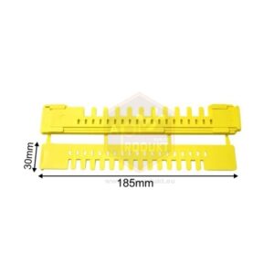 Letáčová zábrana plastová, 2×185 mm Doplnky k úľom Doplnky k úľom
