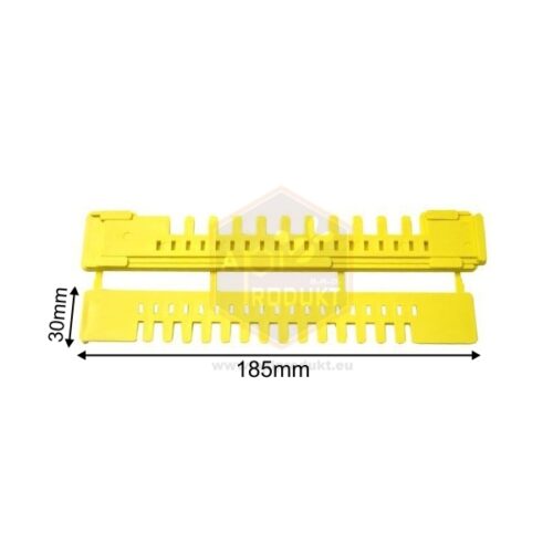 Letáčová zábrana plastová, 2×185 mm Doplnky k úľom Doplnky k úľom