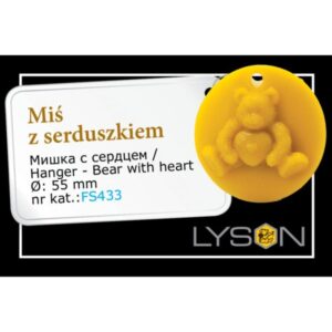 Macko so srdiečkom, na zavesenie Silikónové formy Silikónové formy