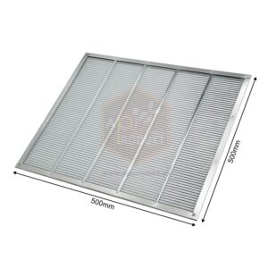 Materská mriežka BEE US pozinkovaná 500x500mm, s okrajmi Materské mriežky Materské mriežky