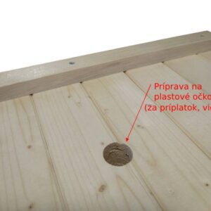 Nadstavok drevený KLASIK “nízke B” – E10 zateplený Úle z dreva Úle