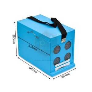 Prepravný box na včely 6 rámikový Tatran B, maľovaný Úle z polystyrénu Úle