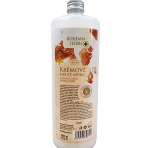 Relaxačné tekuté mydlo s extraktom medu a kozieho mlieka Bohemia Herbs, 1000 ml Kozmetika z prírody Kozmetika z prírody