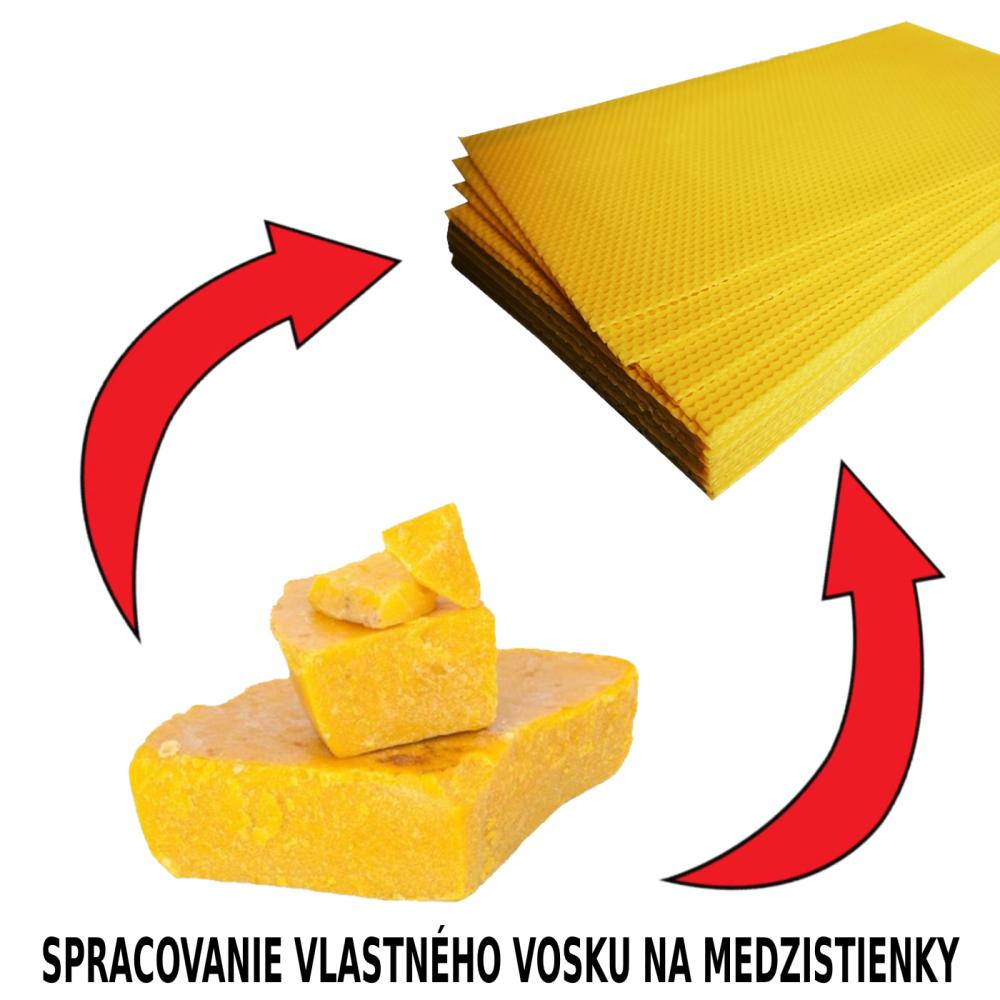 Spracovanie vlastného vosku na medzistienky(min.70kg) Medzistienky Medzistienky Spracovanie vlastného vosku na medzistienky(min.70kg) Medzistienky Medzistienky