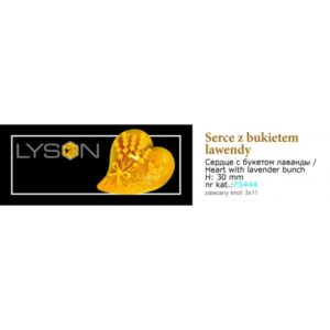 Srdce s kyticou levandule Leto Leto