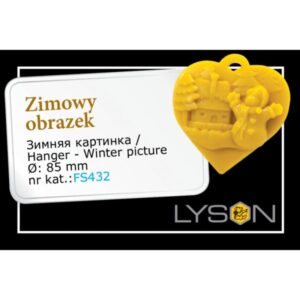 Vianočný obrázok, na zavesenie Silikónové formy Silikónové formy