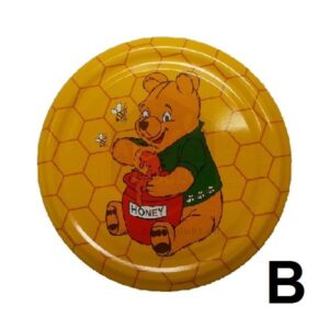Viečko plechové TWIST 82 – vzor B – krabicové balenie – 750ks Krabicové balenia Krabicové balenia