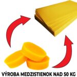 Medzistienky farebné zo včelieho vosku 1 kg – čierna Farebné medzistienky Farebné medzistienky