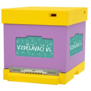 Vzdlávací úľ so sadou 12 rámikov s výukovými doskami – česká verzia Úle z polystyrénu Úle